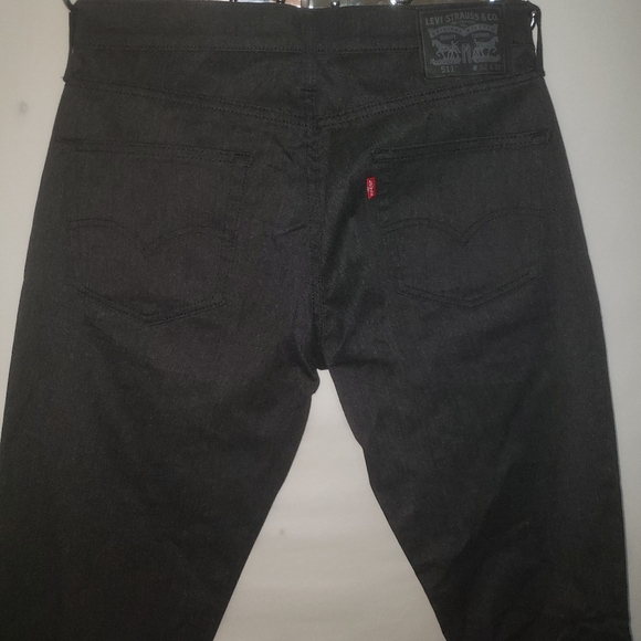 Levi's 511 Jeans Mens 32x32 Gray Wash Denim Slim Fit Straight Leg Modern - Picture 8 of 14